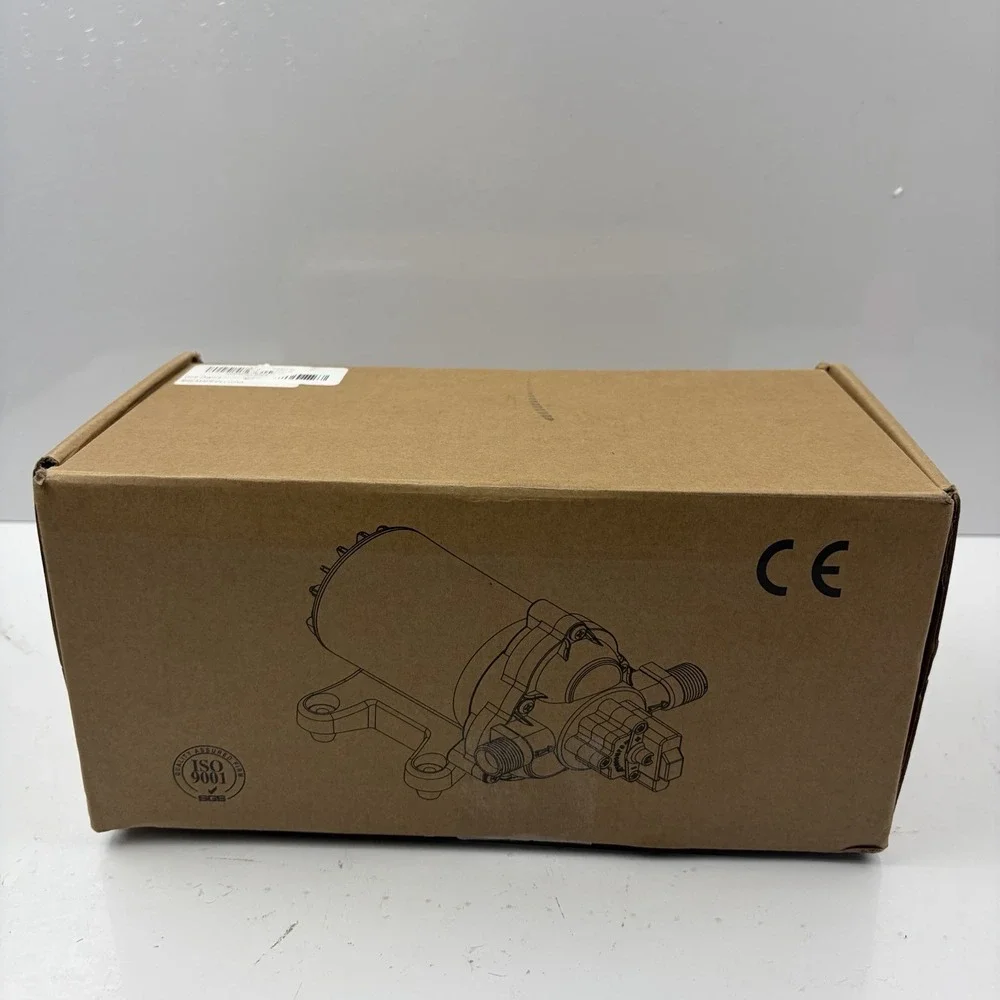 12V Sprayer Pump 2.5GPM 60PSI, Chemical Resistant, Self-Priming Pump
